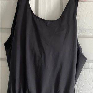 Brand new fabletics fitness tank top.  Moisture wicking fabric.  Removable bra.